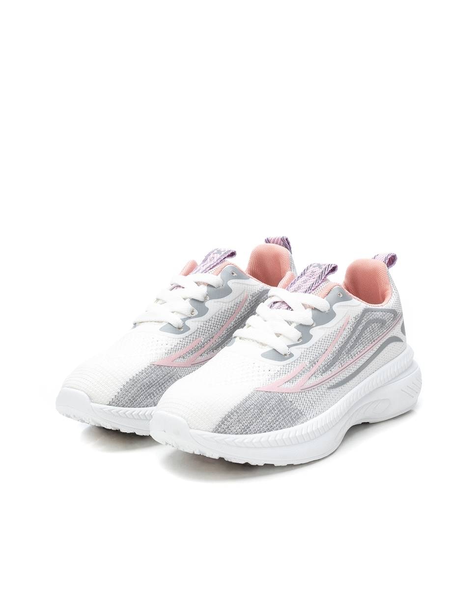 Sapatilhas Desportivas com Atacadores Branco-5