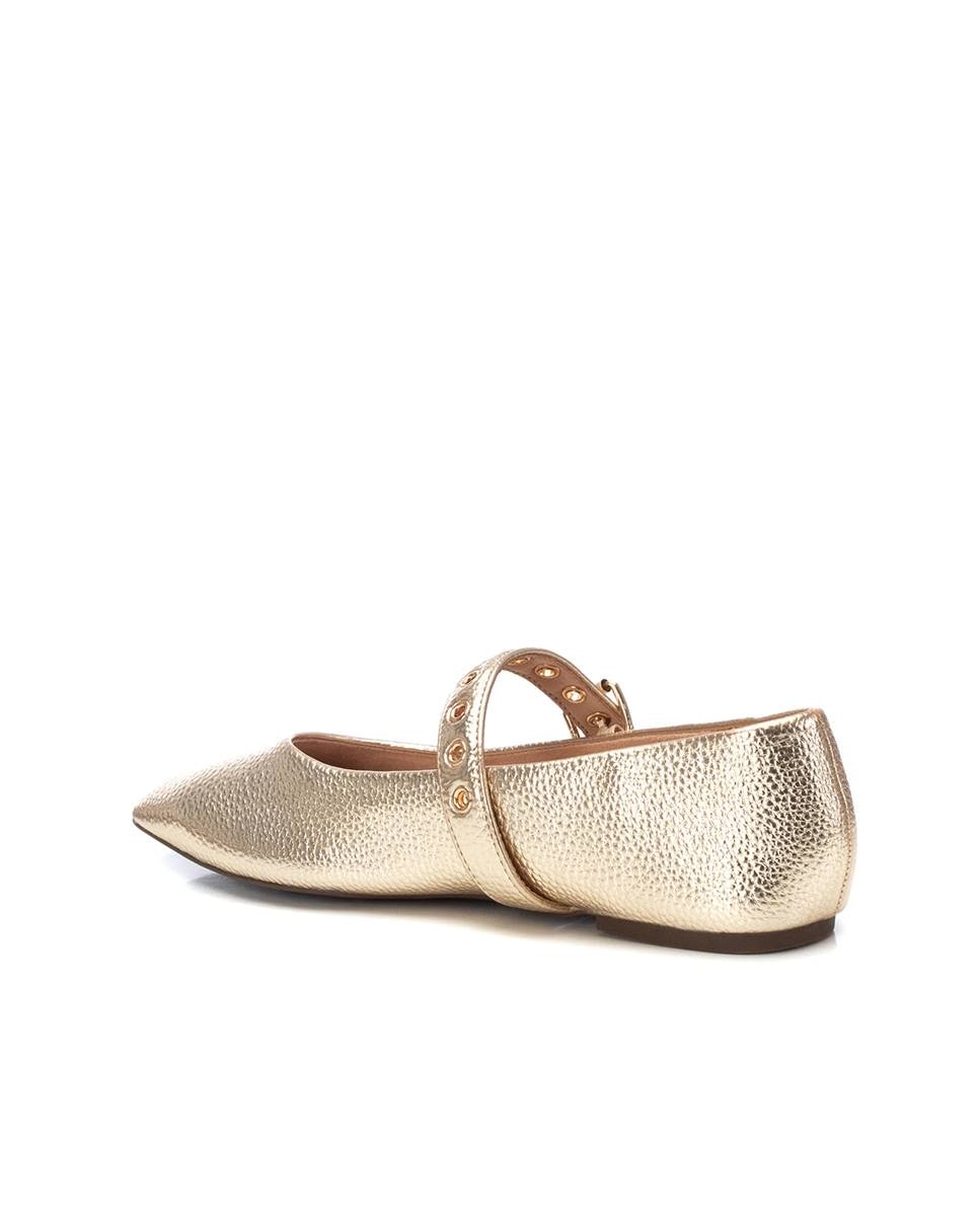 Sabrinas Rasas com Fivela Ouro-4