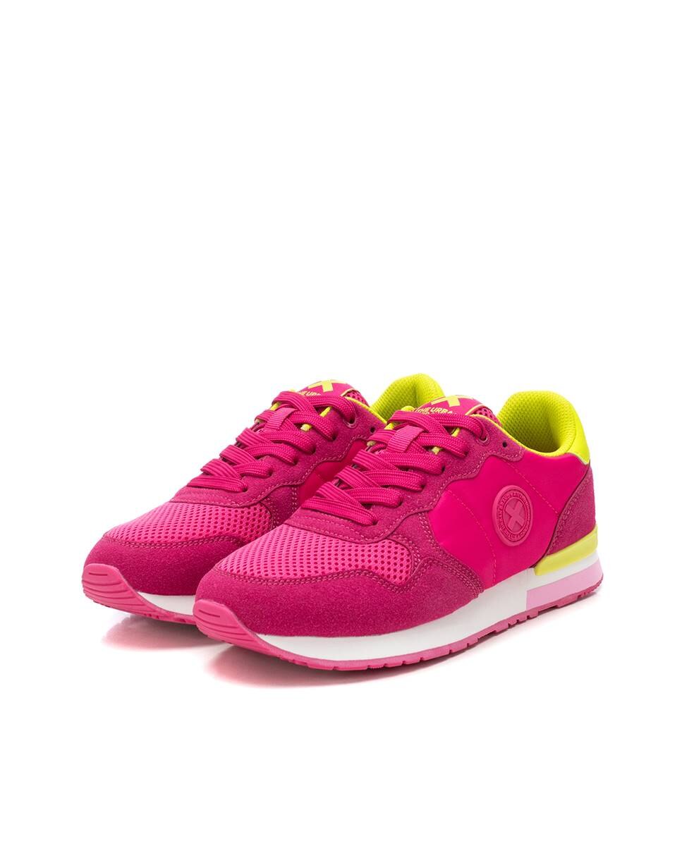 Sapatilhas Desportivas com Atacadores Fúcsia-5