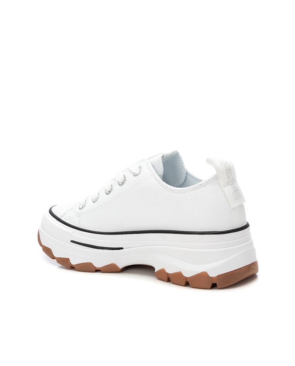 Sapatilhas de Lona com Atacadores Branco-3