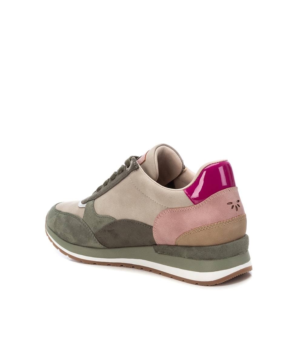 Sapatilhas Desportivas com Fecho Zip Caqui-4