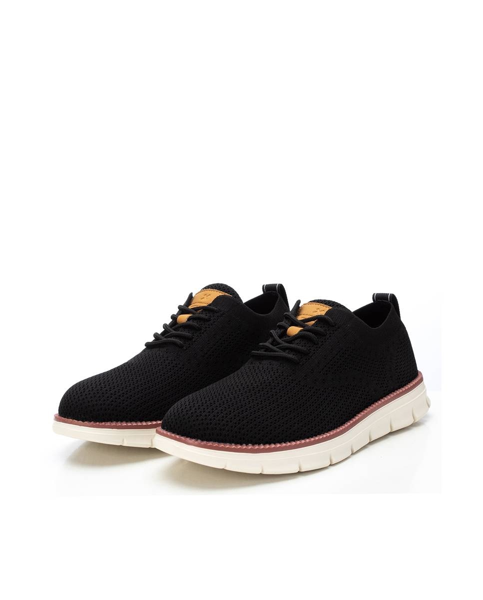 Sapatilhas Desportivas com Atacadores Preto-4