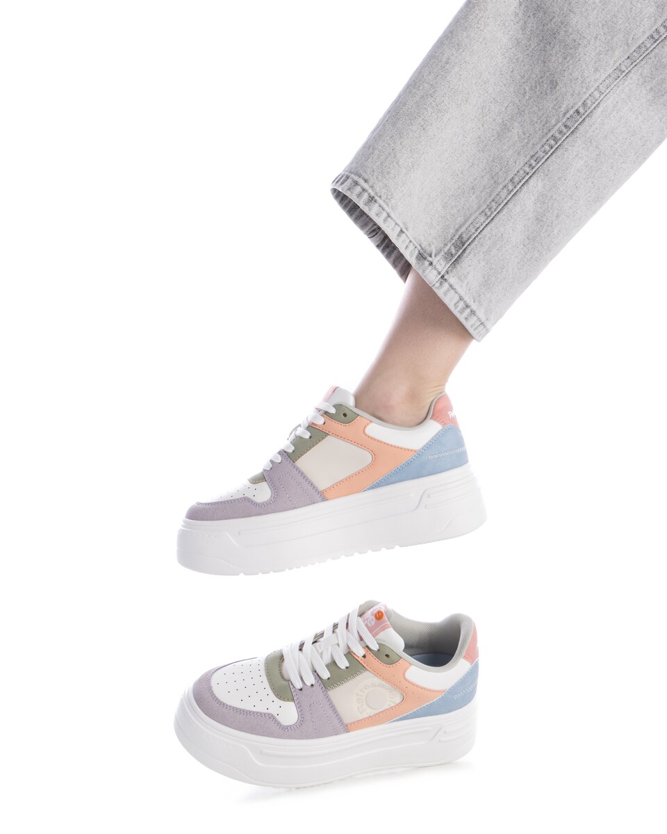 Sapatilhas Desportivas com Atacadores Roxo-2