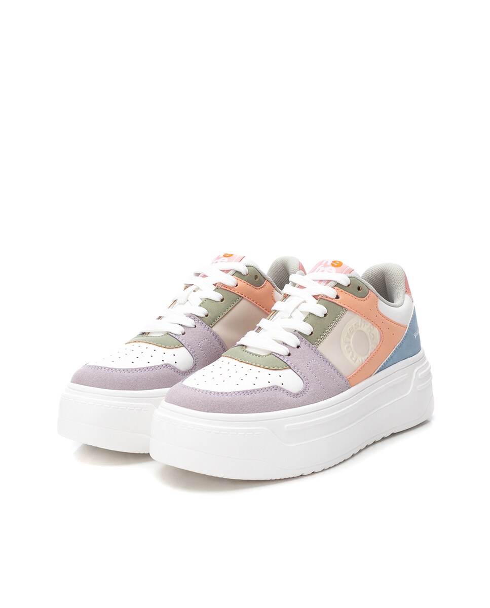 Sapatilhas Desportivas com Atacadores Roxo-5