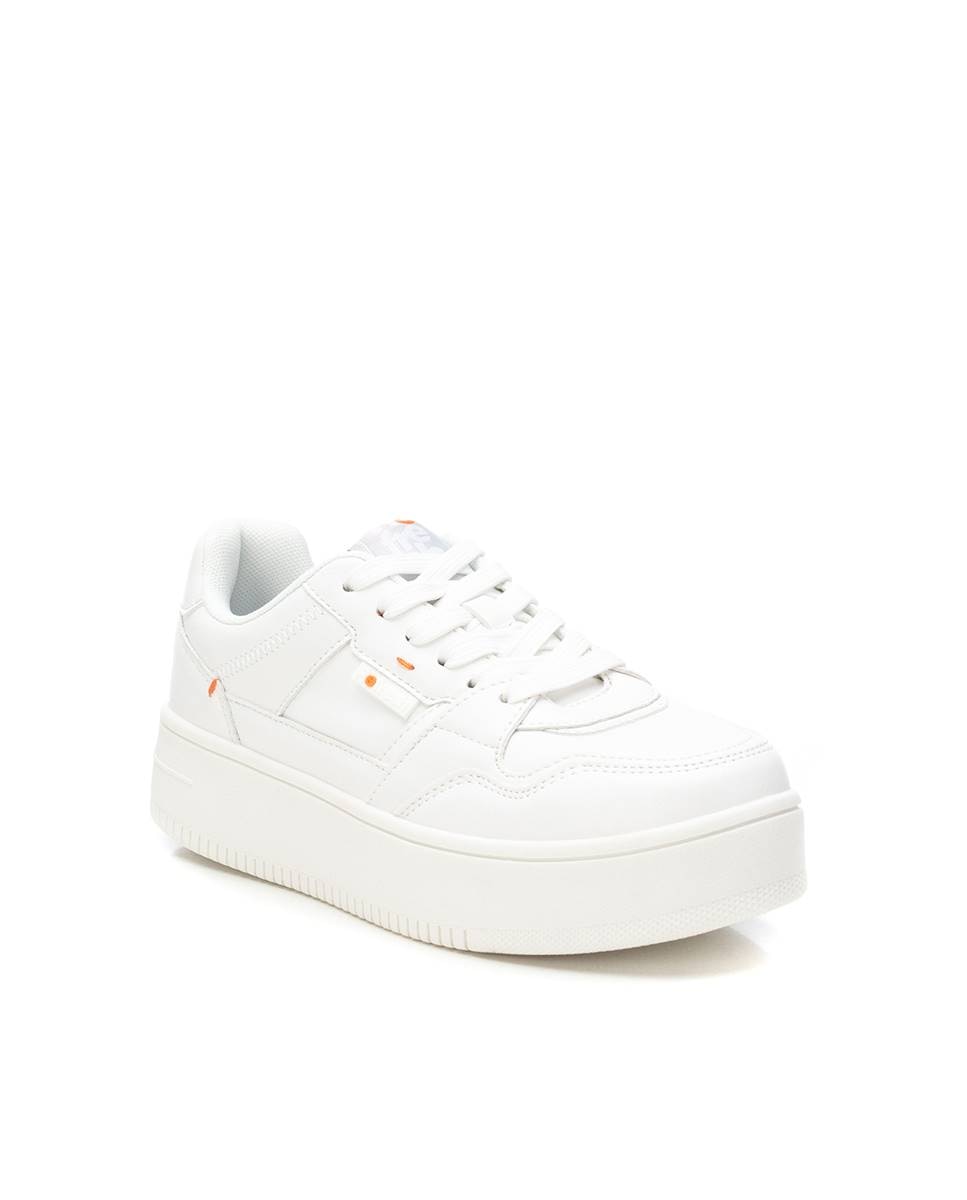Sapatilhas de Lona com Atacadores Branco-3