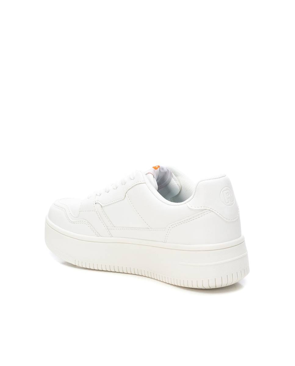 Sapatilhas de Lona com Atacadores Branco-4