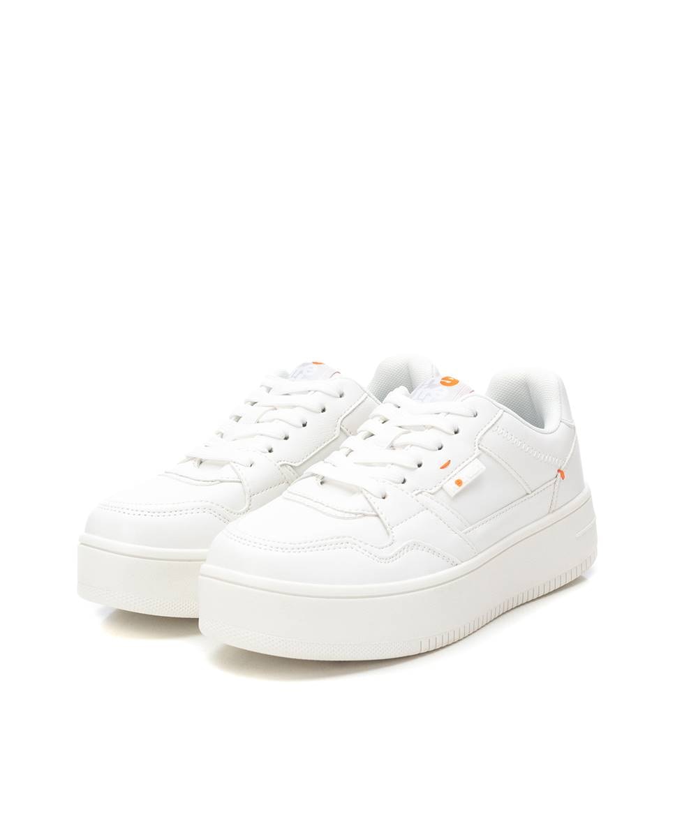 Sapatilhas de Lona com Atacadores Branco-5