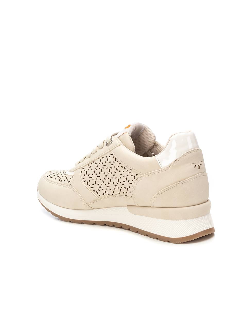 Sapatilhas Desportivas com Fecho Zip Branco-4