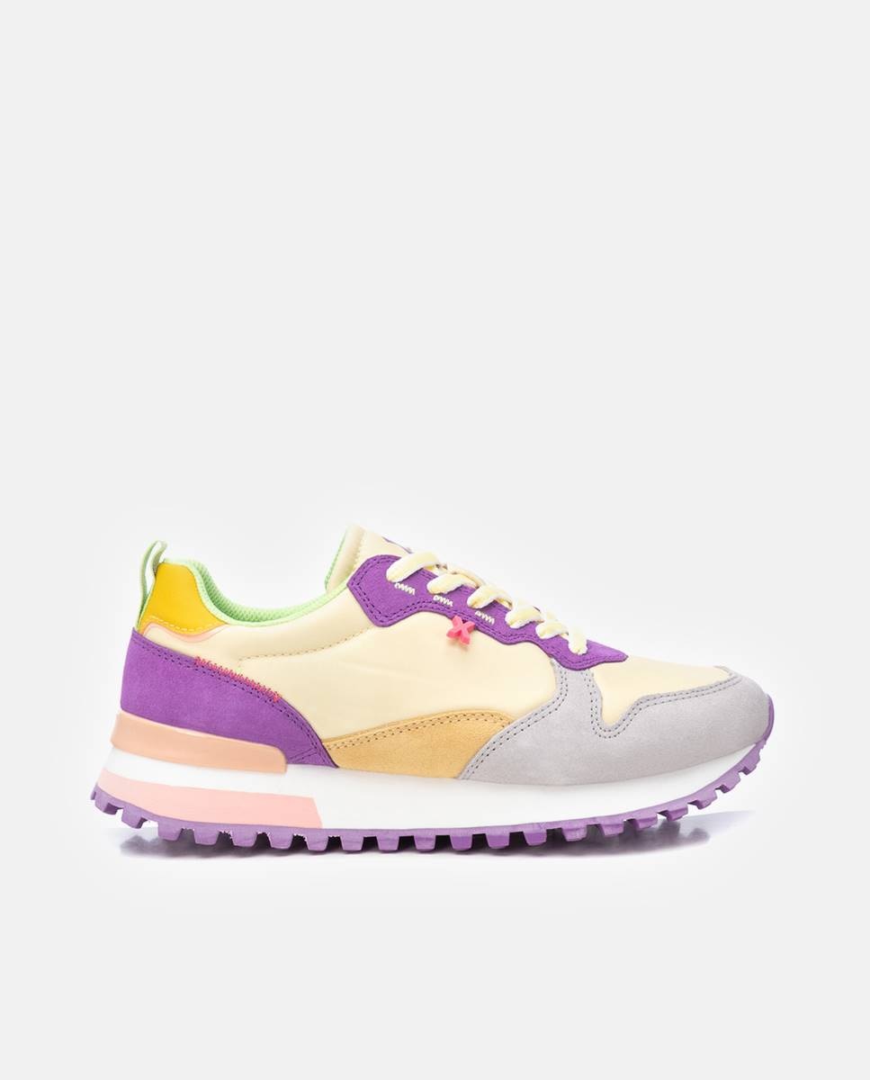 Sapatilhas Desportivas com Atacadores Amarelo-1