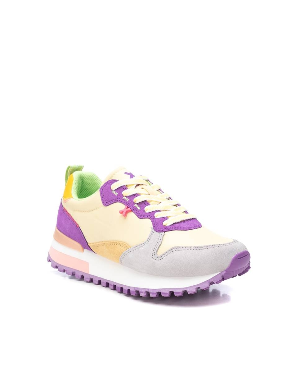 Sapatilhas Desportivas com Atacadores Amarelo-3