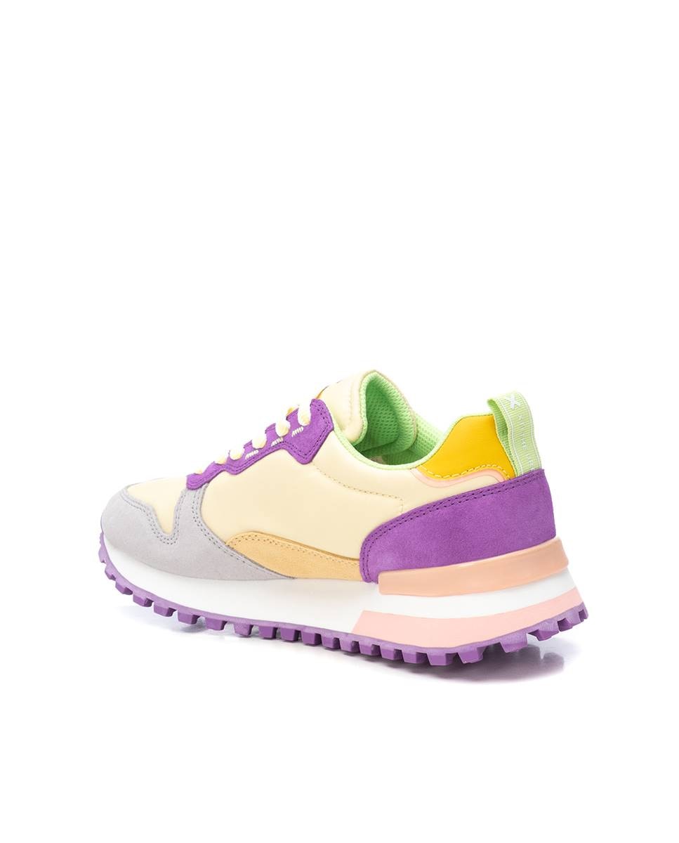 Sapatilhas Desportivas com Atacadores Amarelo-4