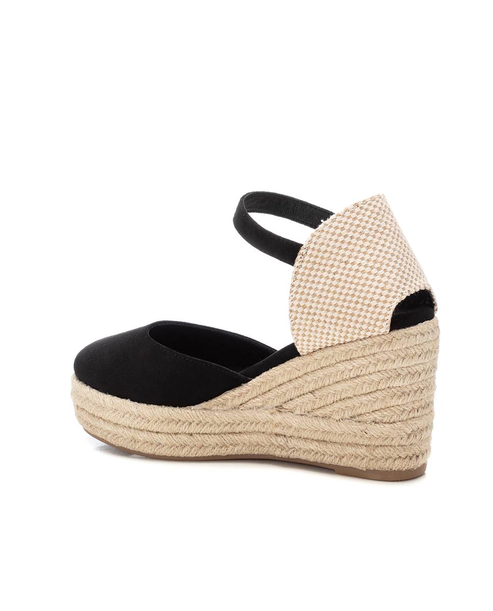 Alpercatas de Cunha com Fecho de Fivela Preto-4