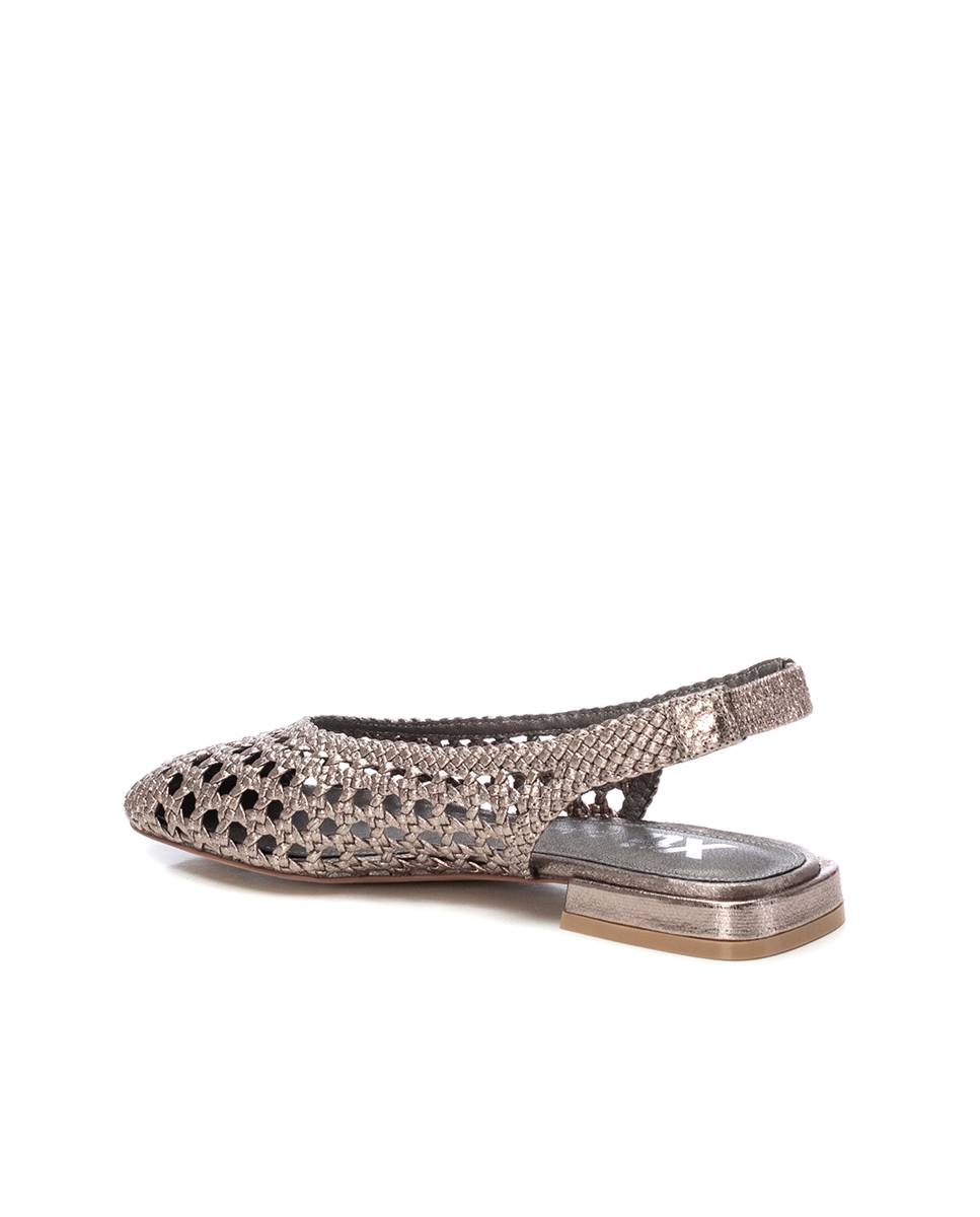 Bailarinas com Fecho de Fivela Cinzento-4