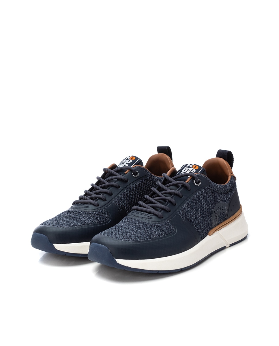 Sapatilhas Desportivas com Atacadores Azul-4