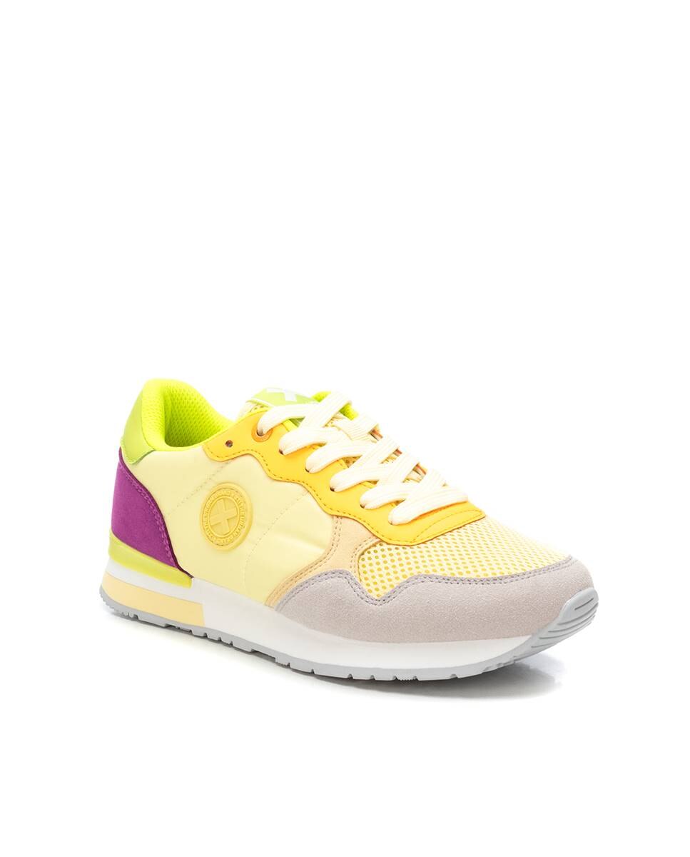 Sapatilhas Desportivas com Atacadores Amarelo-3