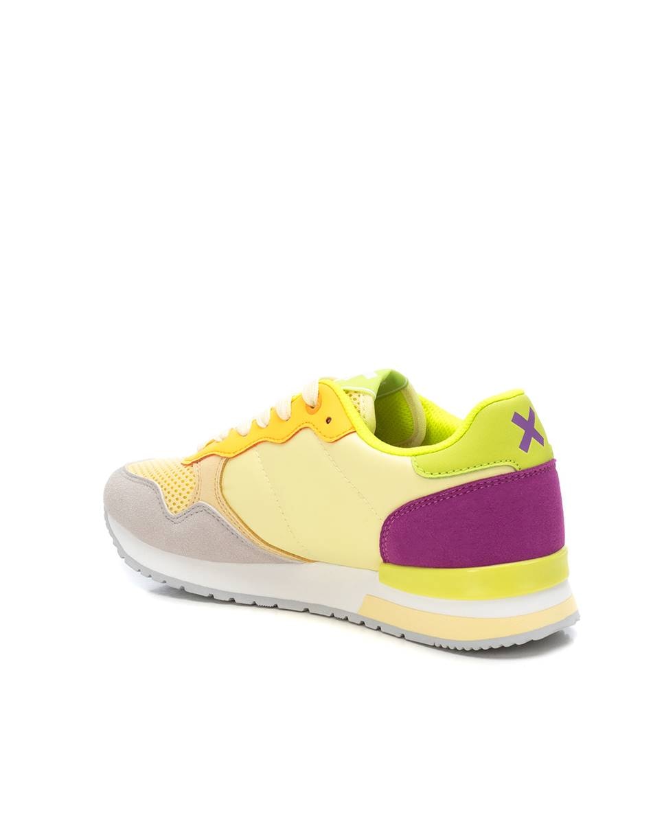Sapatilhas Desportivas com Atacadores Amarelo-4