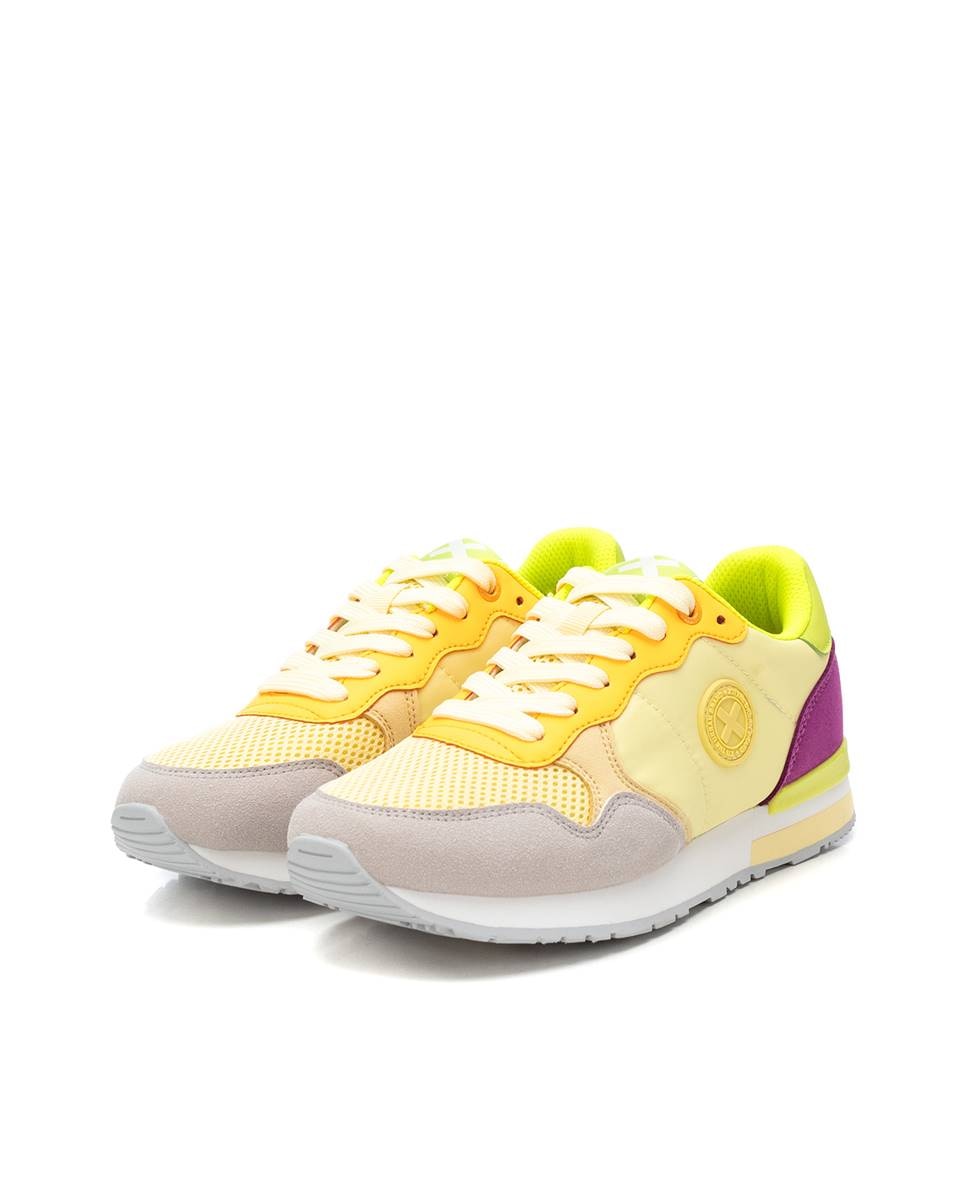 Sapatilhas Desportivas com Atacadores Amarelo-5
