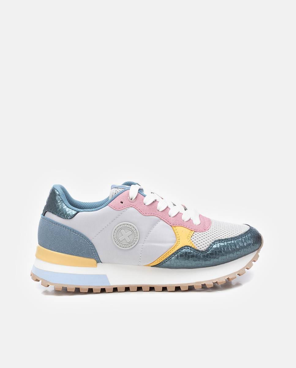 Sapatilhas Desportivas com Atacadores Azul-1
