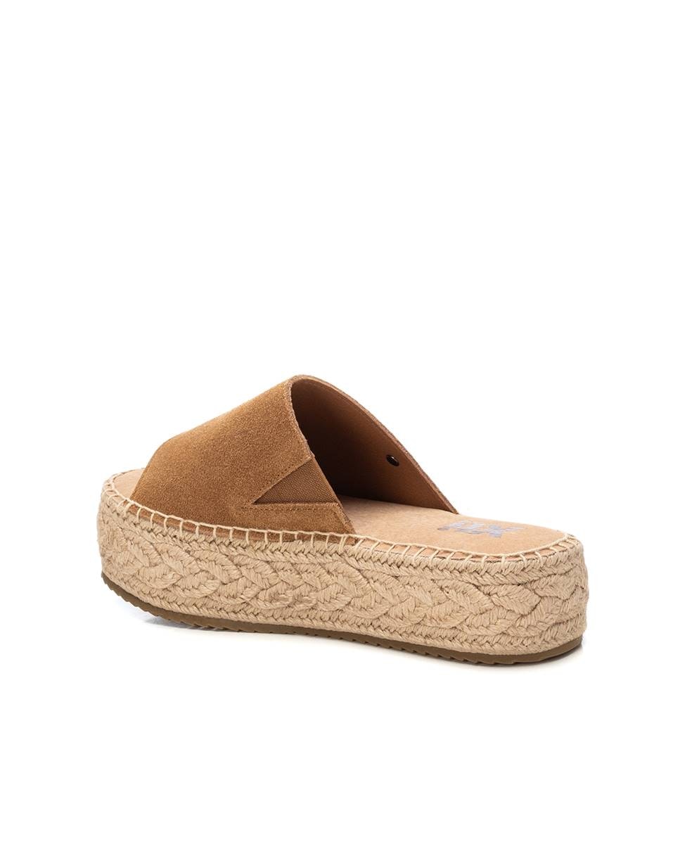 Sandálias de Pele Castanho-4