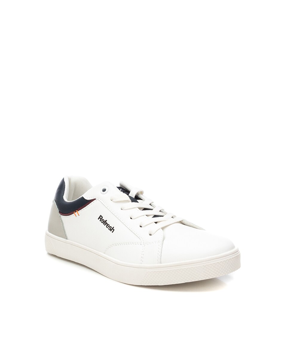 Sapatilhas com Atacadores Branco-2