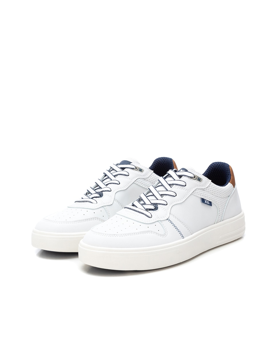 Sapatilhas Formais com Atacadores Branco-4