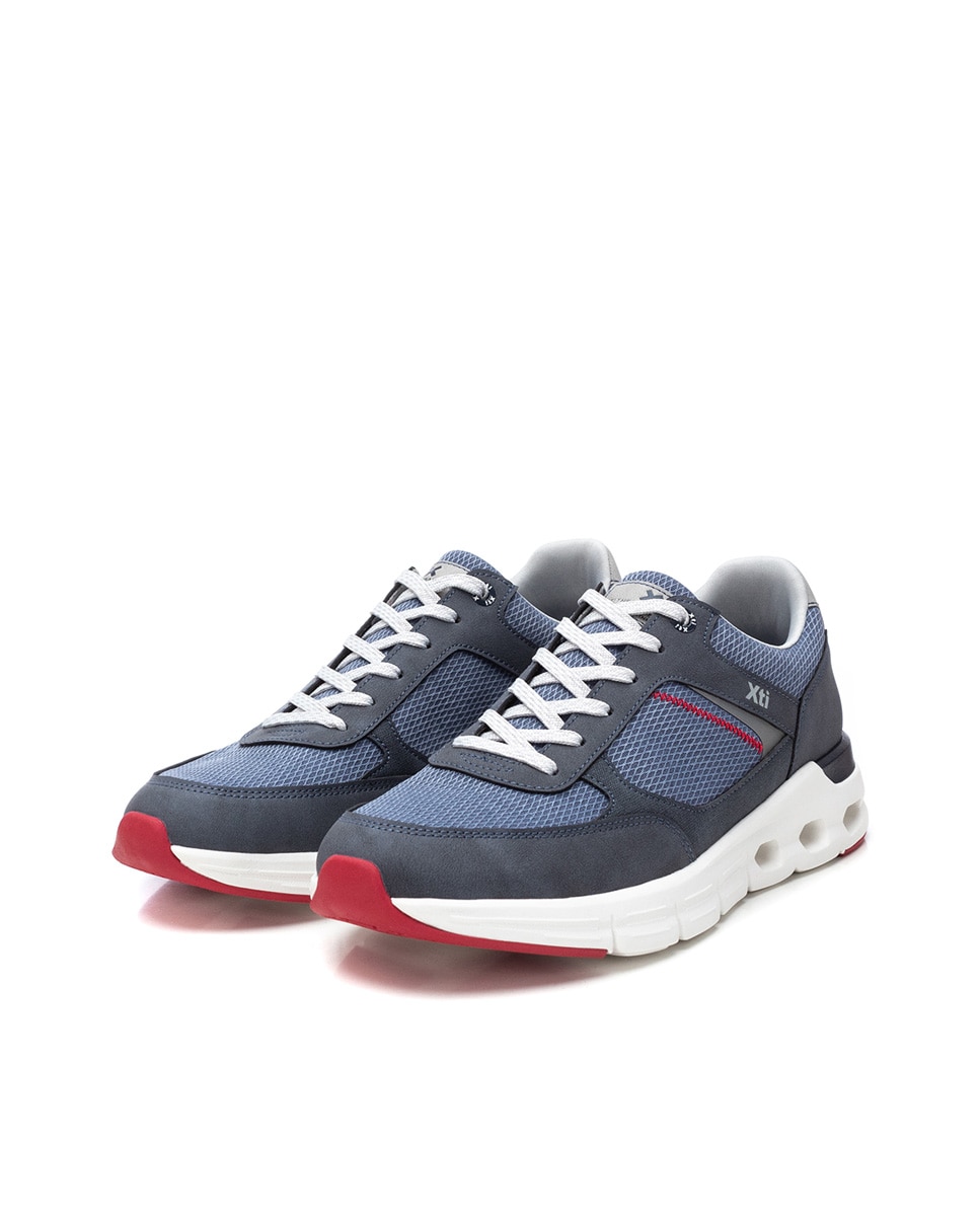 Sapatilhas Desportivas com Atacadores Azul-4