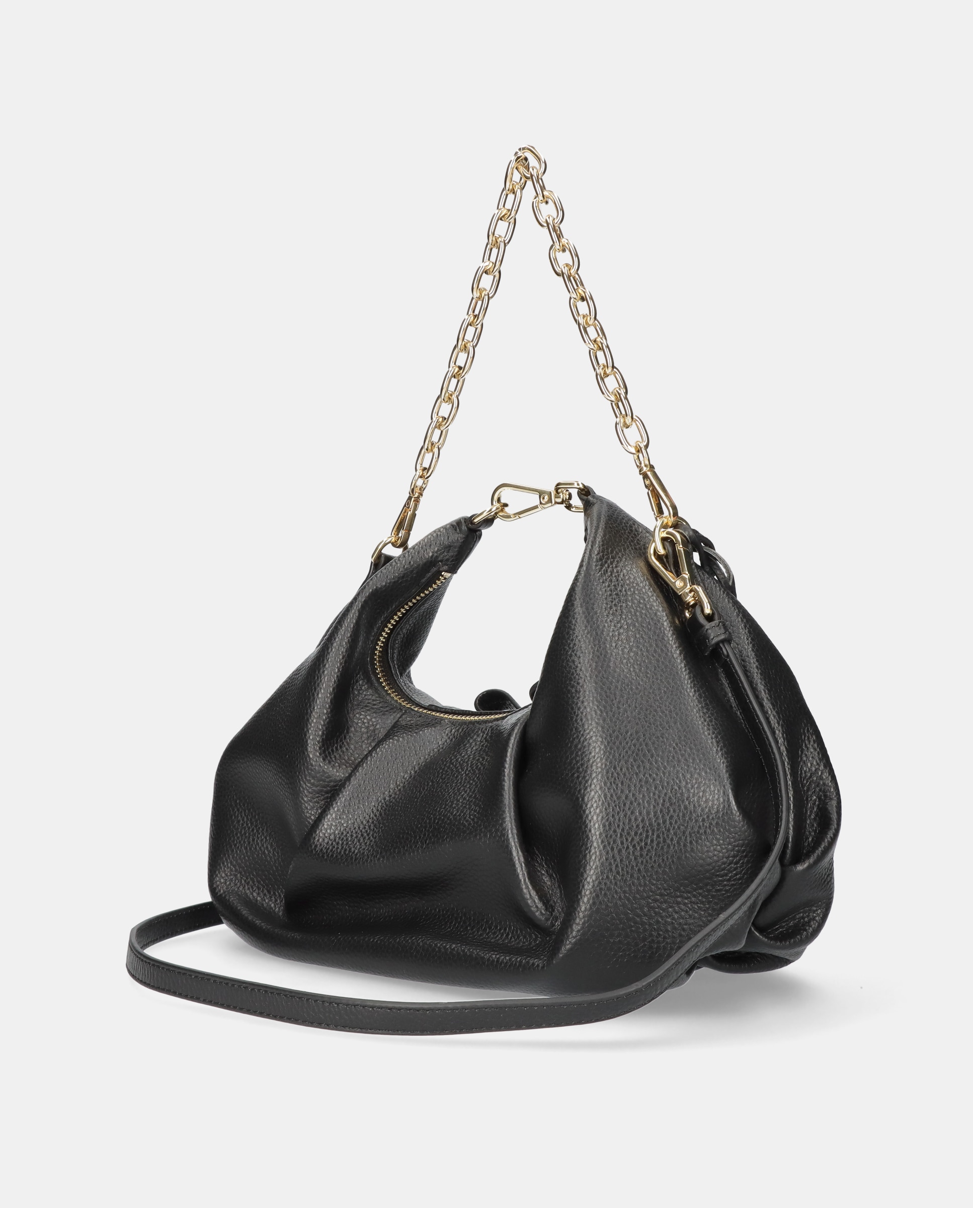 Mala de Ombro Ballerina Bag com Corrente Preto-2