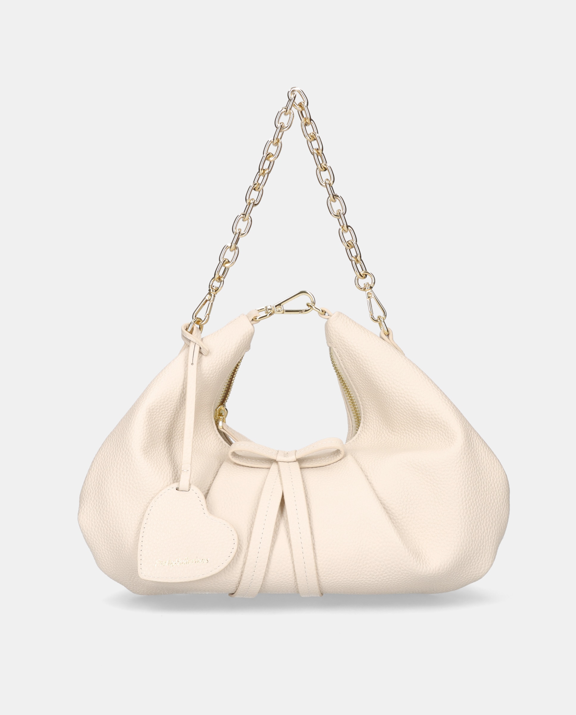 Mala de Ombro Ballerina Bag com Corrente Branco-1