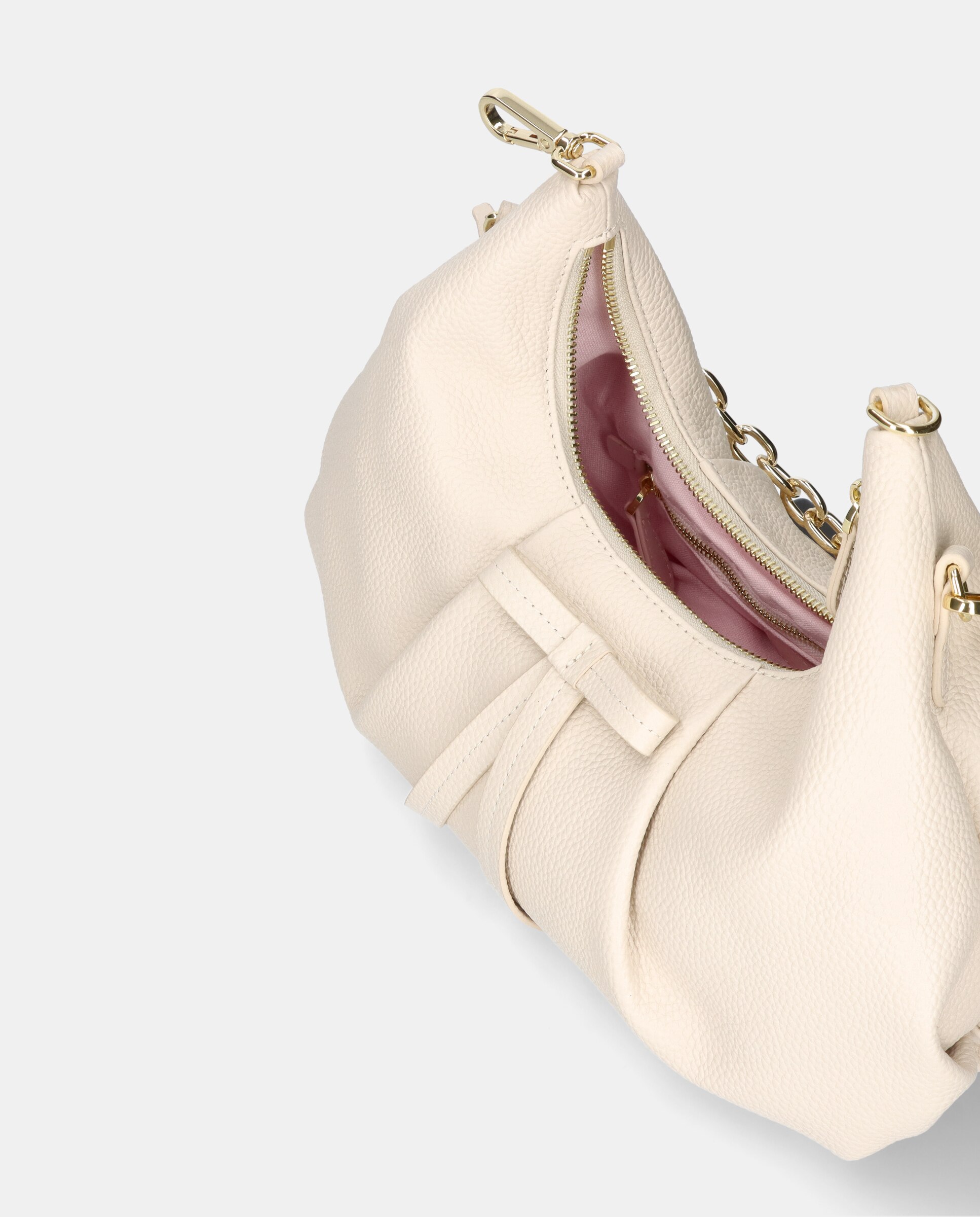 Mala de Ombro Ballerina Bag com Corrente Branco-3