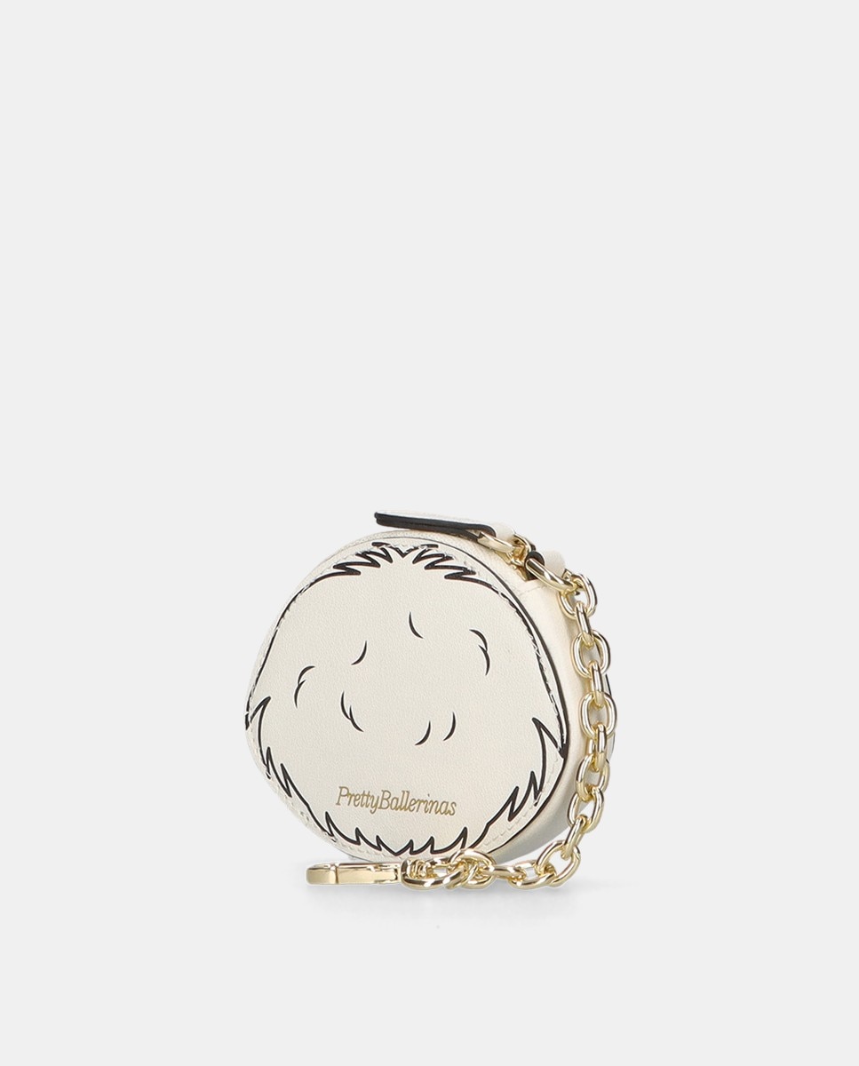 Porta-moedas em Pele Branco-2