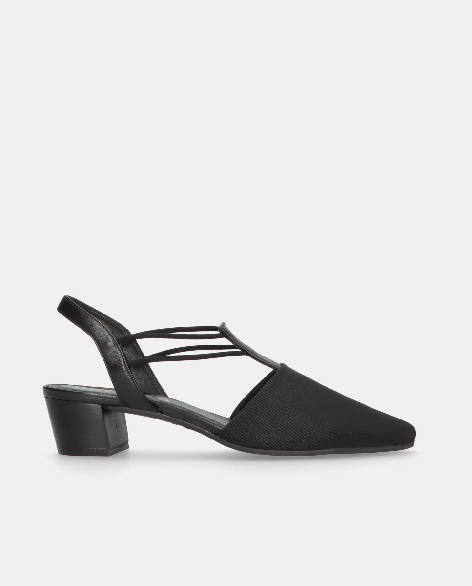 Sapatos de Salto Greta em Tecido Elástico Transpirável Multicolor-1