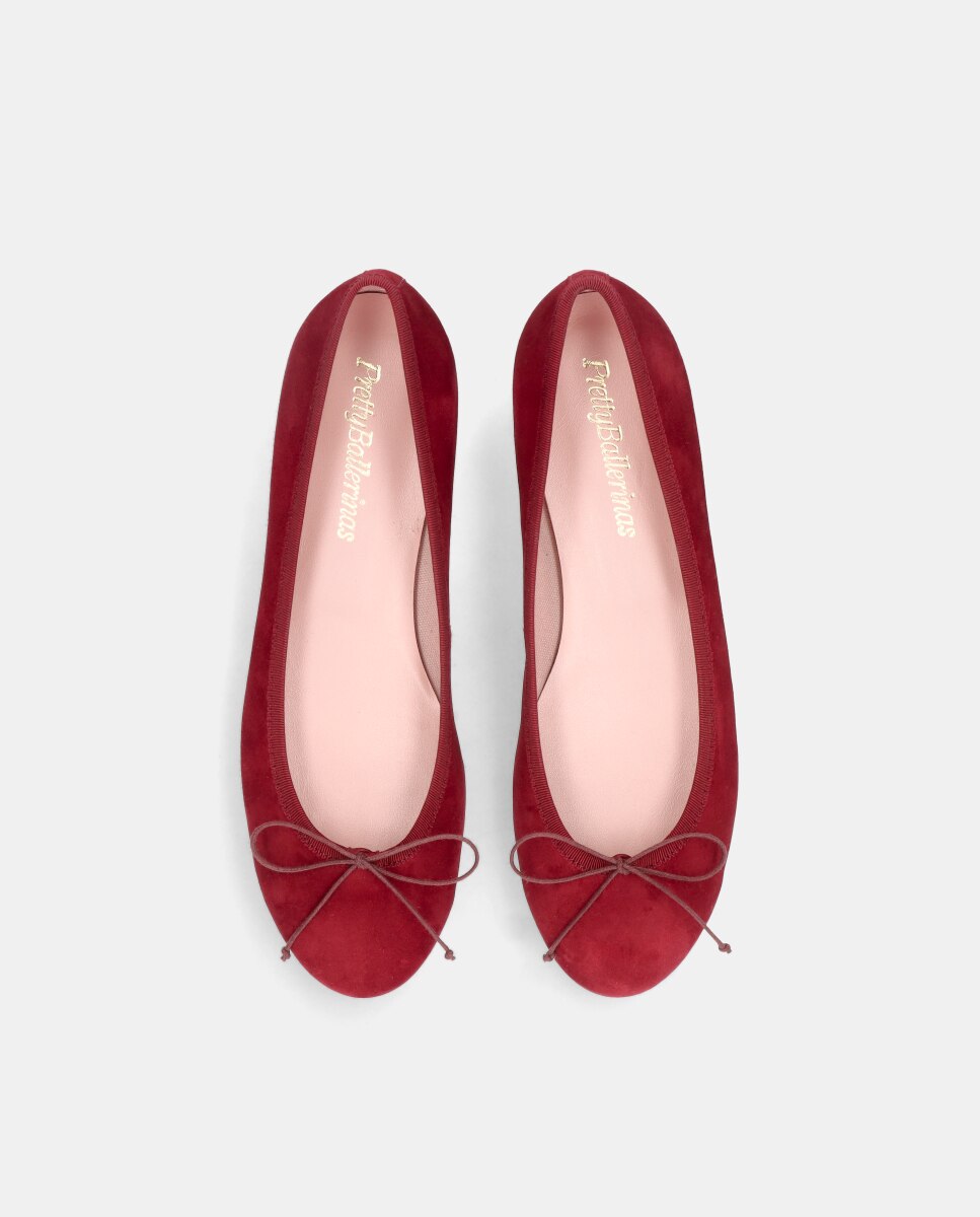 Sabrinas Nicole em Camurça Suave Vermelho-3