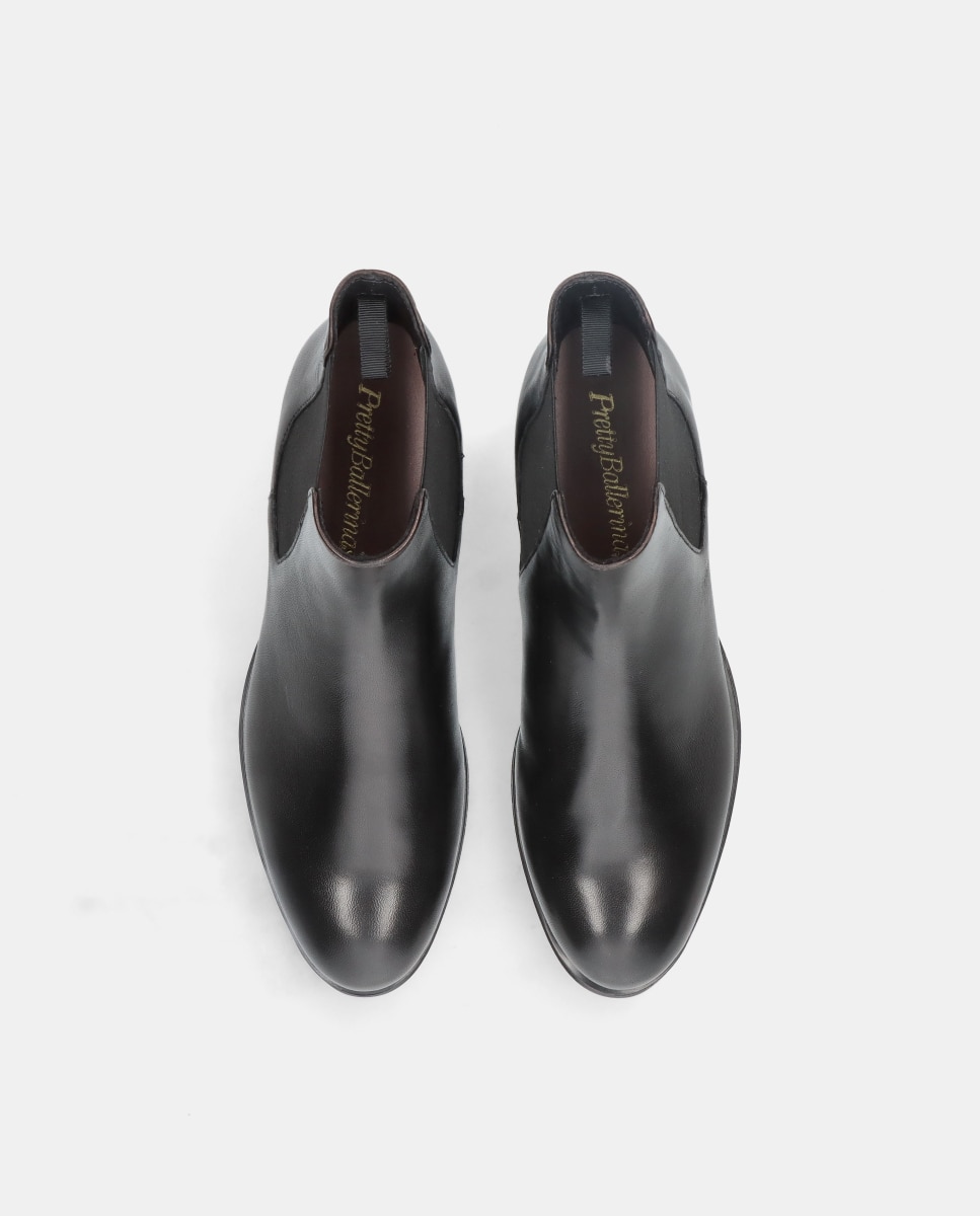 Botins Pat em Pele Preto-3