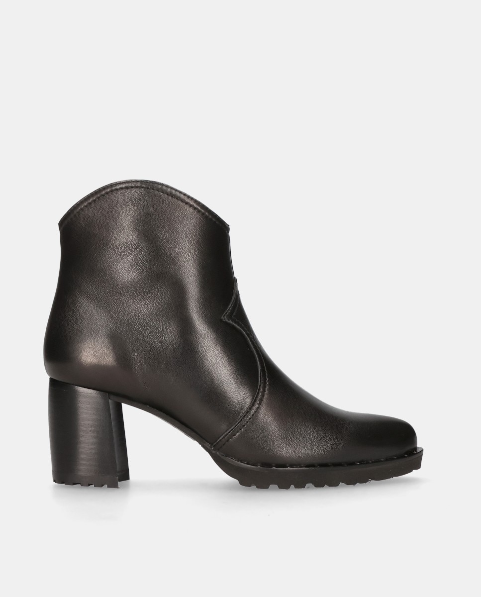 Imagem 0 de Botins Palermo em Napa com Fecho Zip