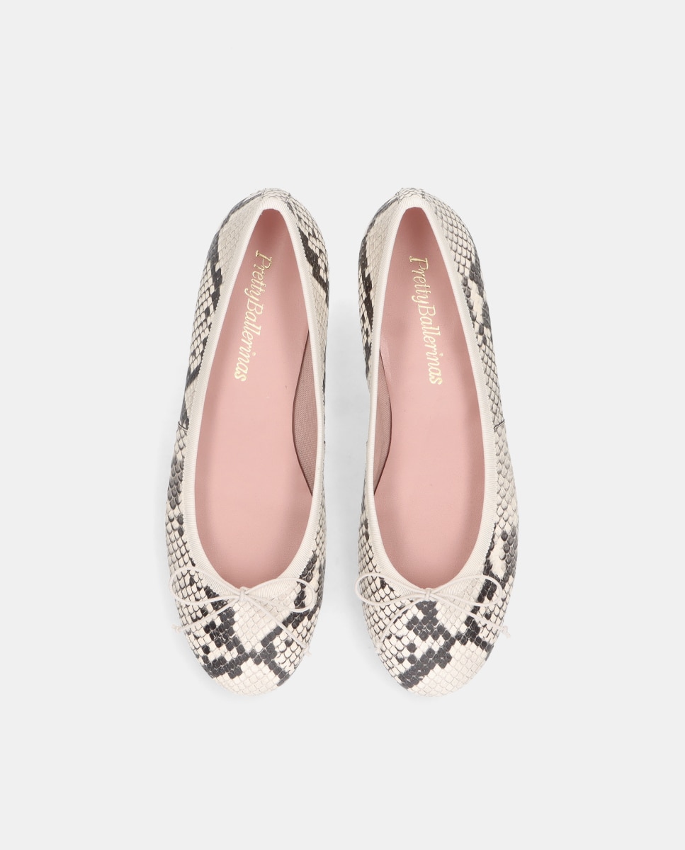 Sabrinas Gretschen em Napa com Estampado de Serpente Multicolor-3