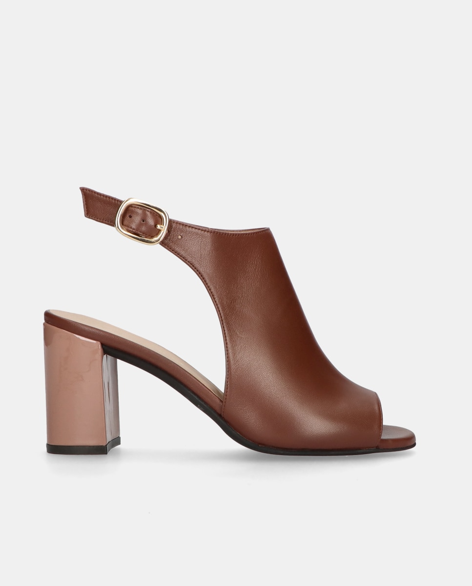 Imagem 0 de Sandálias de Salto Ruth em Napa Suave