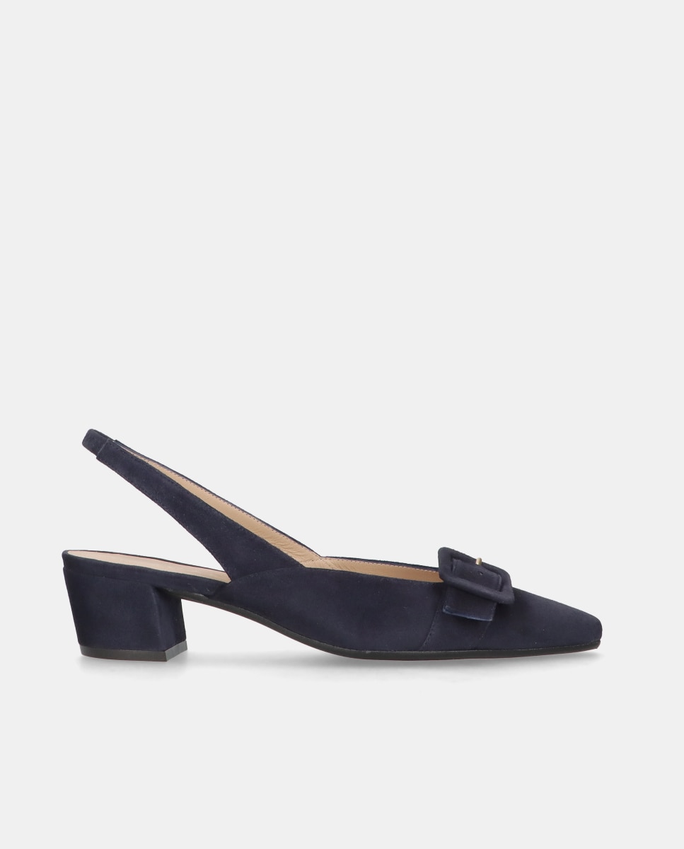 Imagem 0 de Sapatos de Salto Greta em Camurça Suave