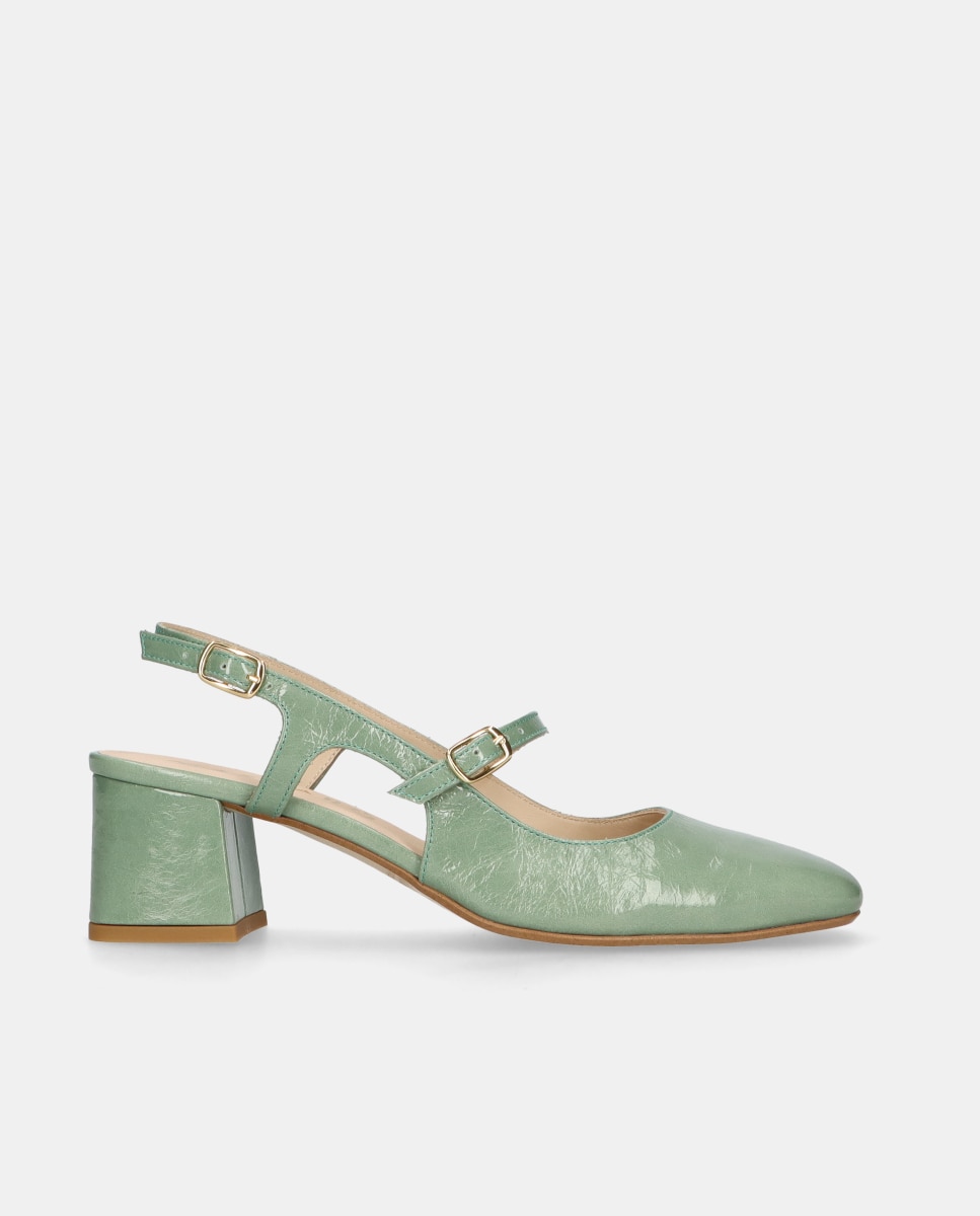Imagem 0 de Sapatos de Salto Emeline em Pele