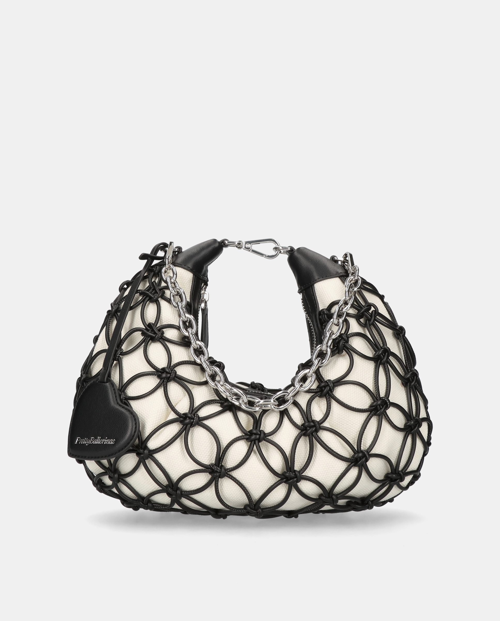 Imagem 0 de Mala de Ombro em Lona Natural e Pele