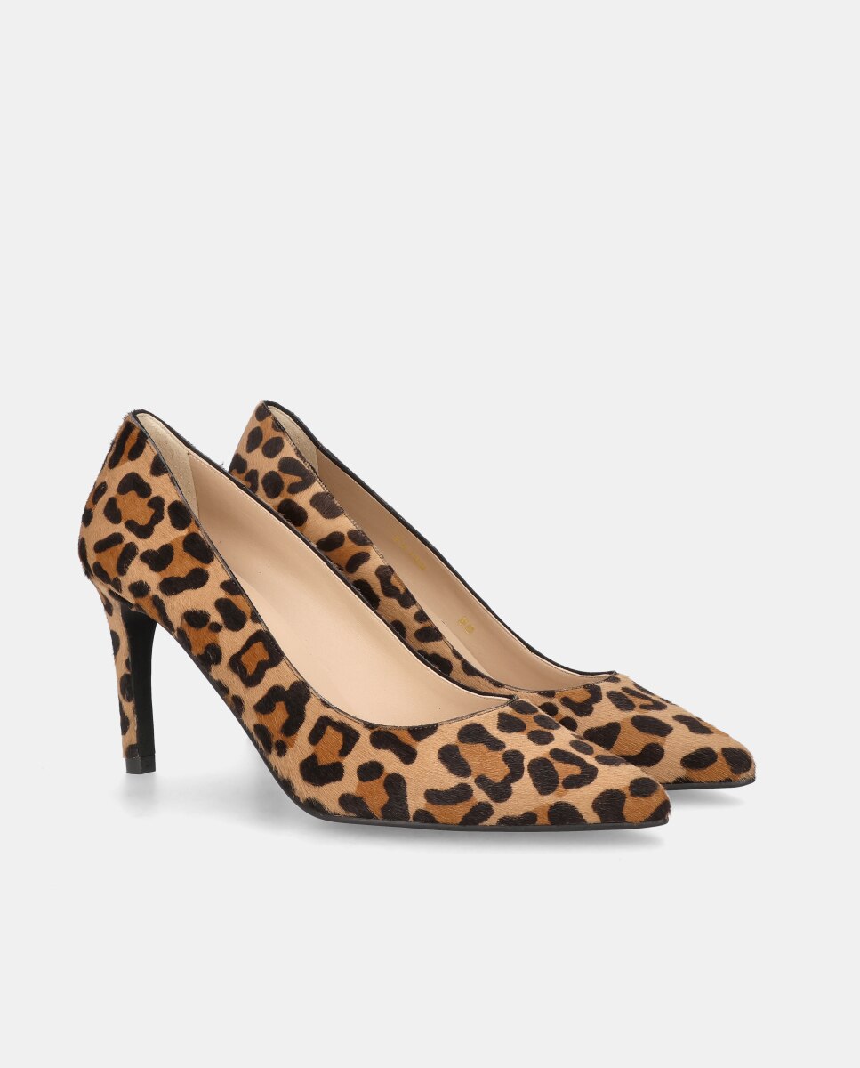 Sapatos de Salto Renata em Animal Print Multicolor-2