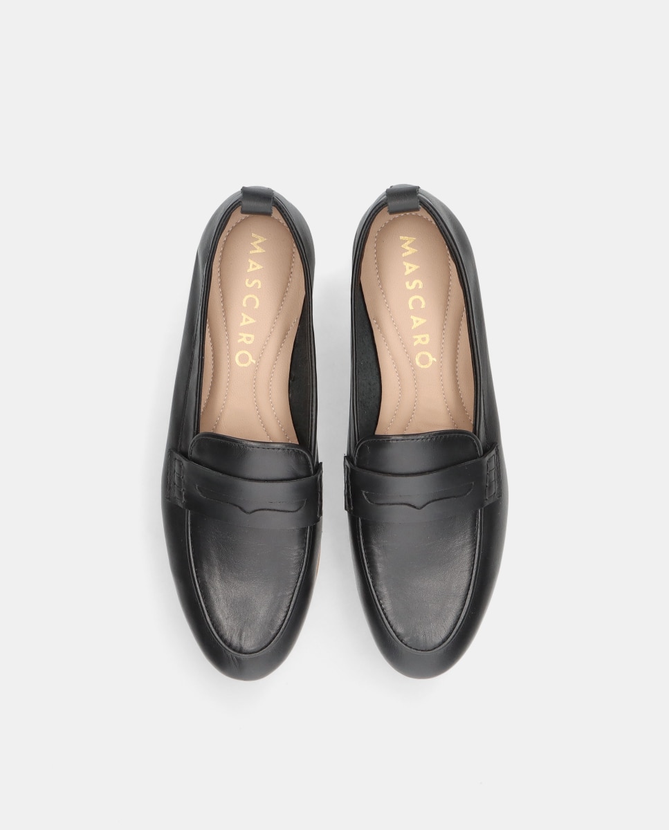 Mocassins Aisha em Napa Preto-3