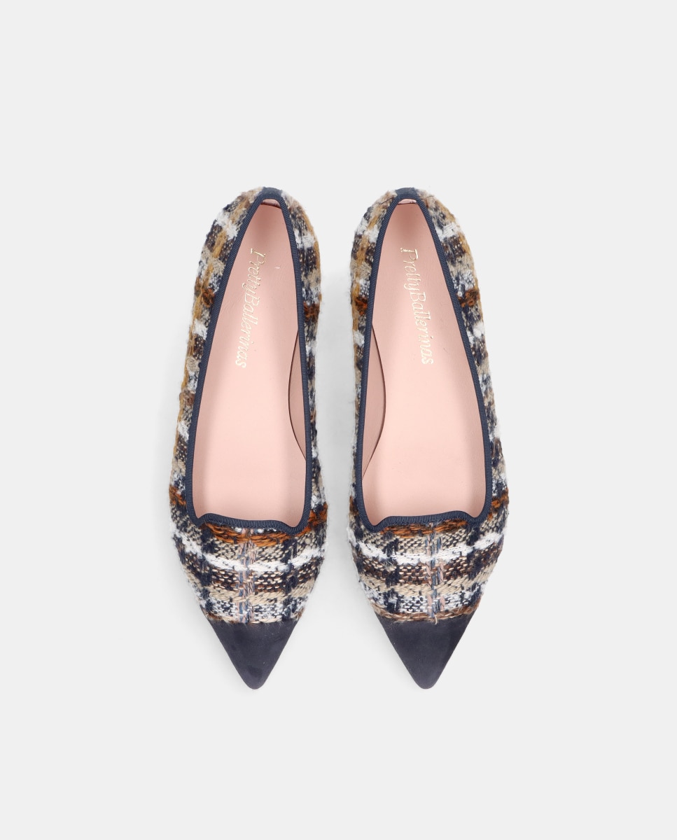 Loafers Paris em Tweed Azul-3
