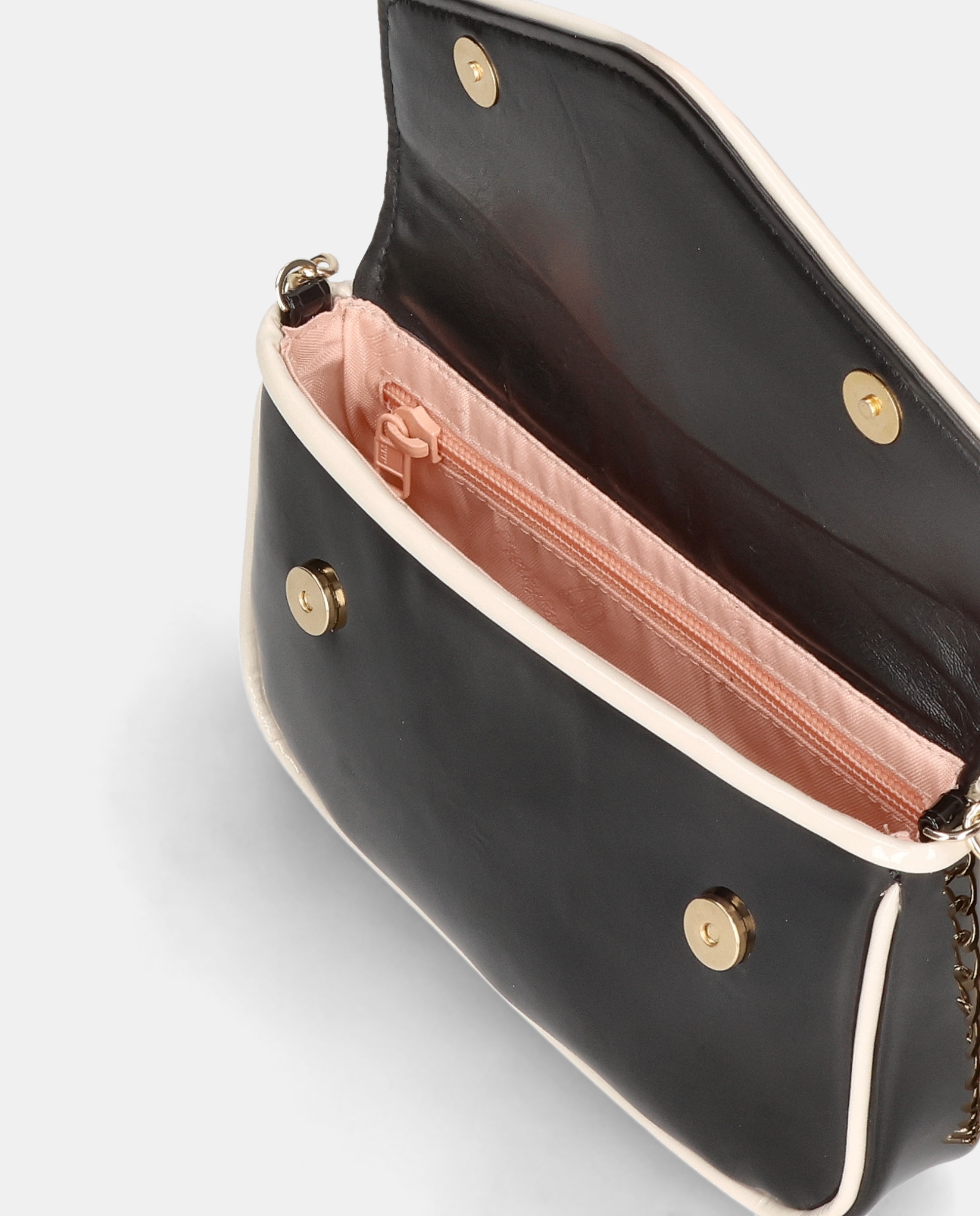 Mala a Tiracolo com Corrente Preto-3