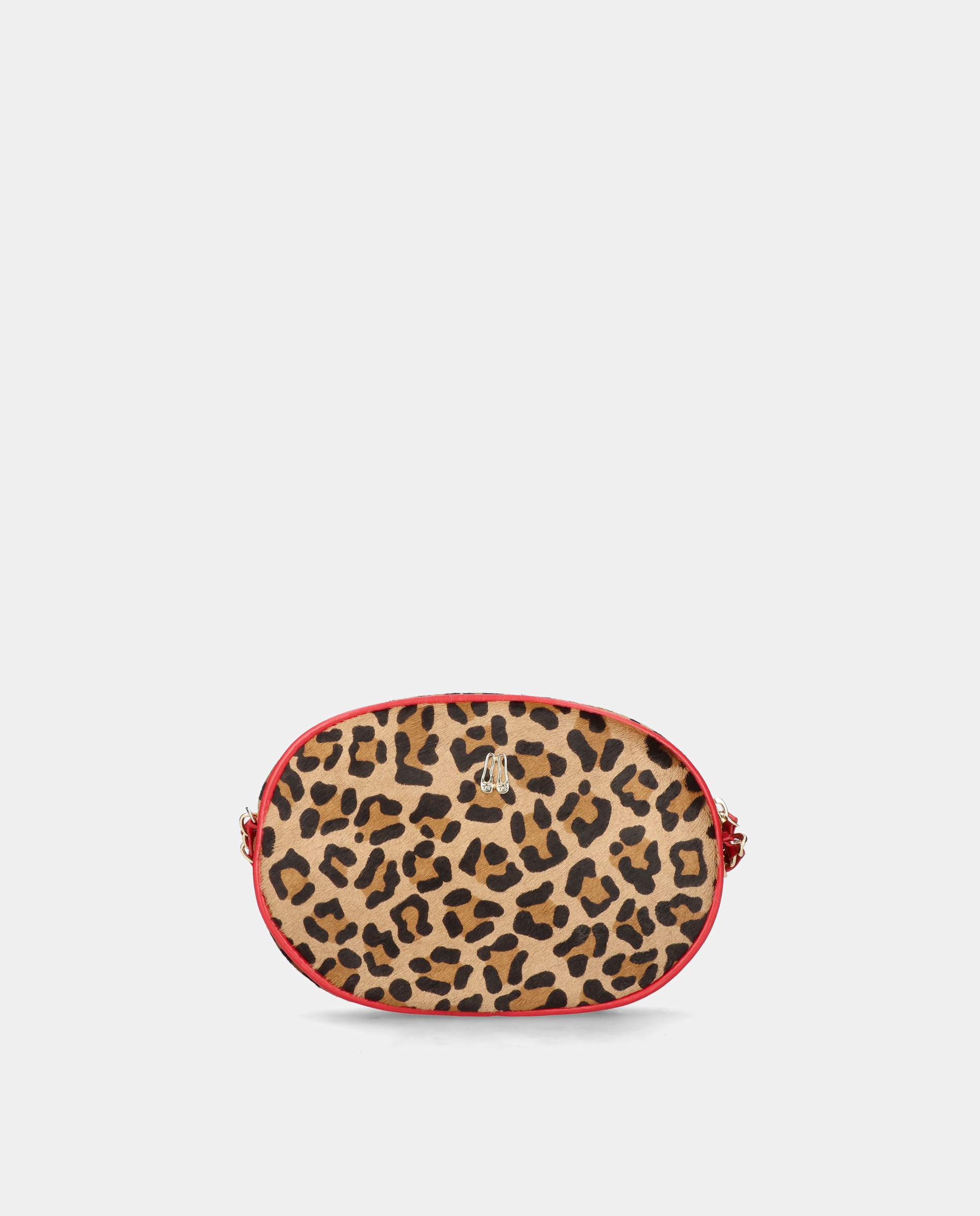 Imagem 0 de Mala de Ombro em Pónei Estampado e Napa