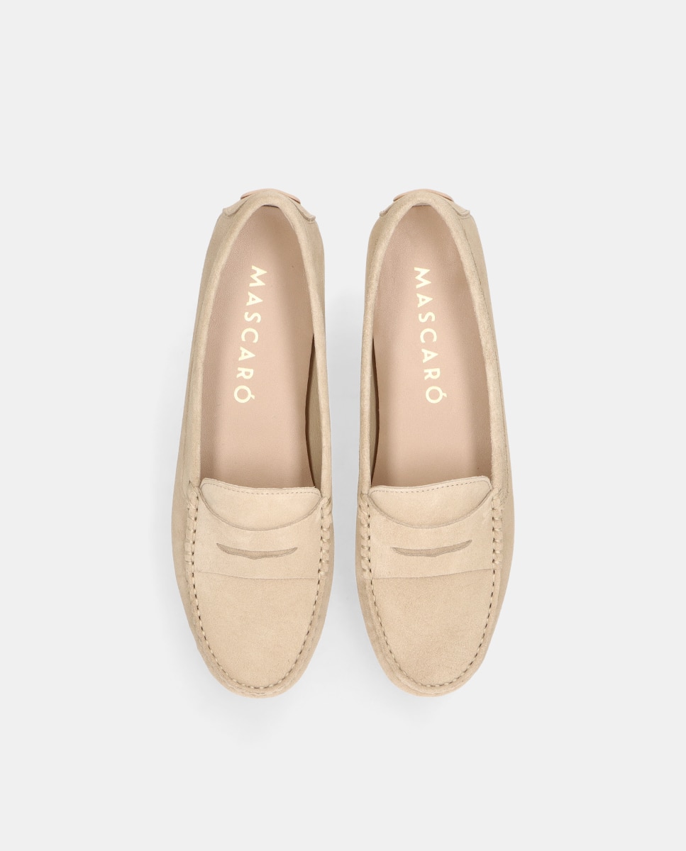 Mocassins Josephine em Camurça Natural-3