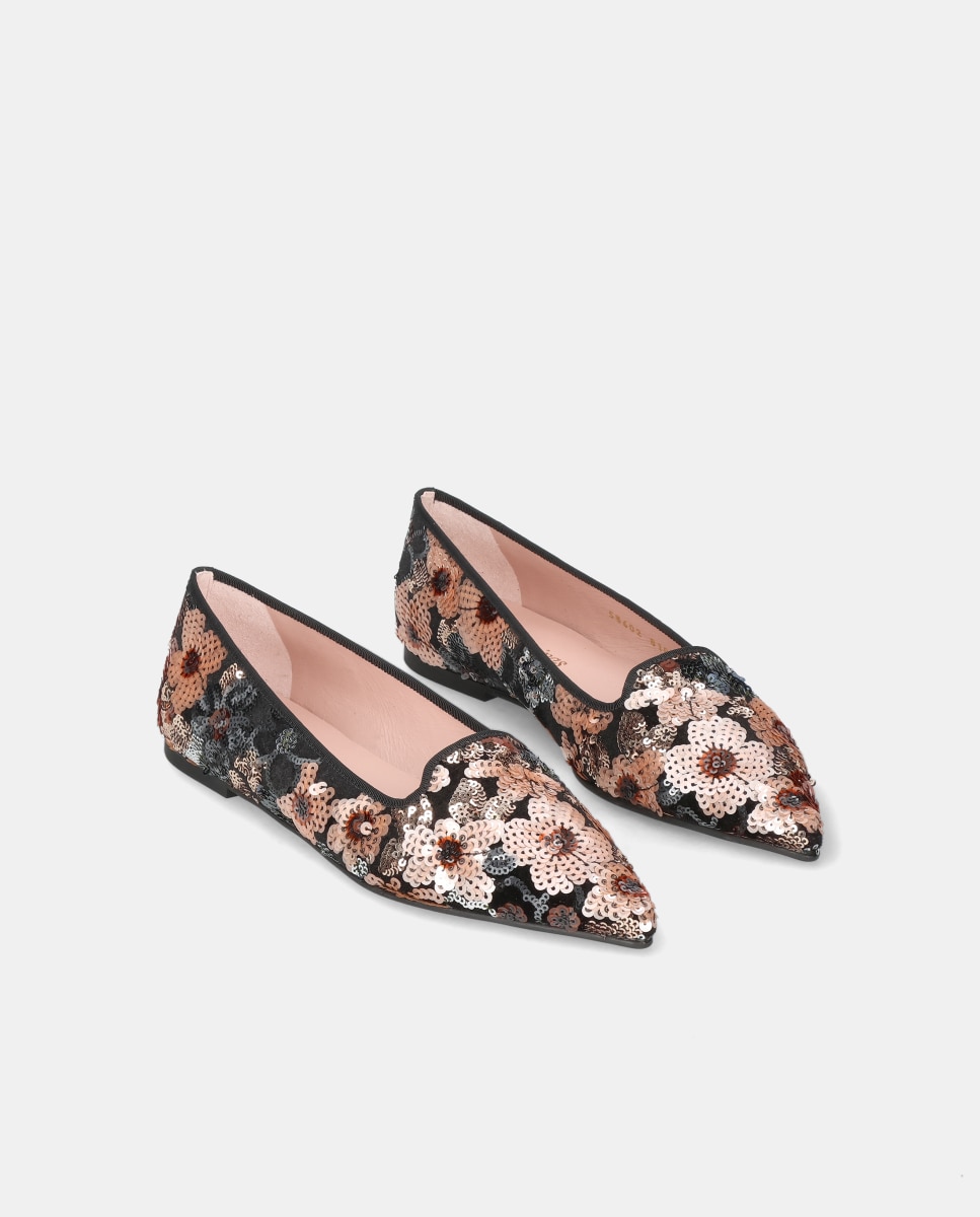 Mocassins Paris em Pelo com Estampado Camuflagem Rosa-2