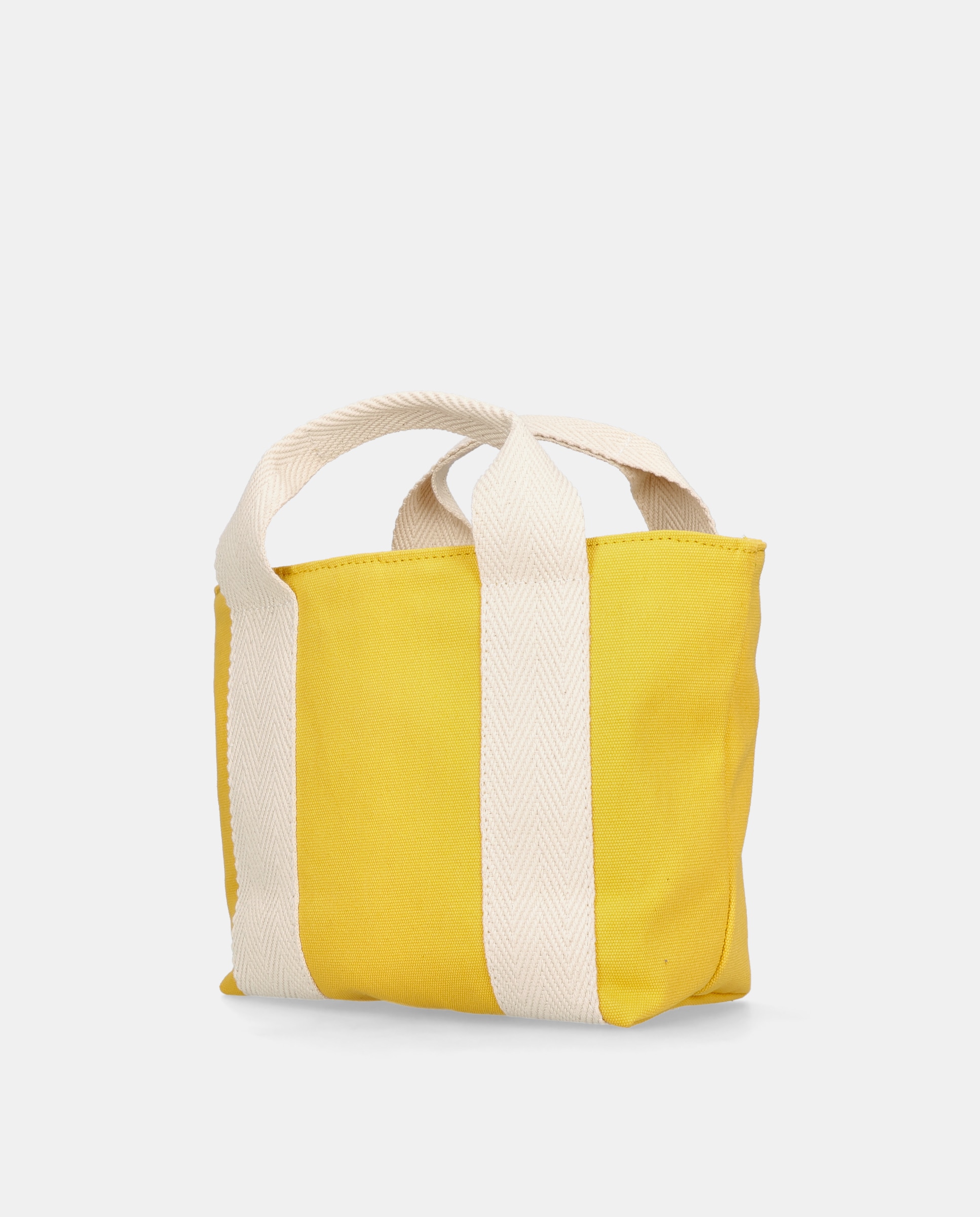 Mala Tote em Lona Amarelo-2