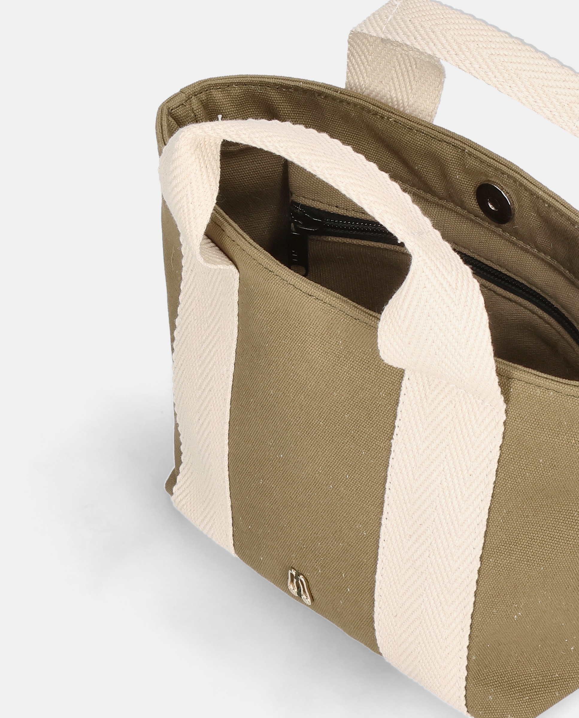 Mala Tote em Lona Verde-3