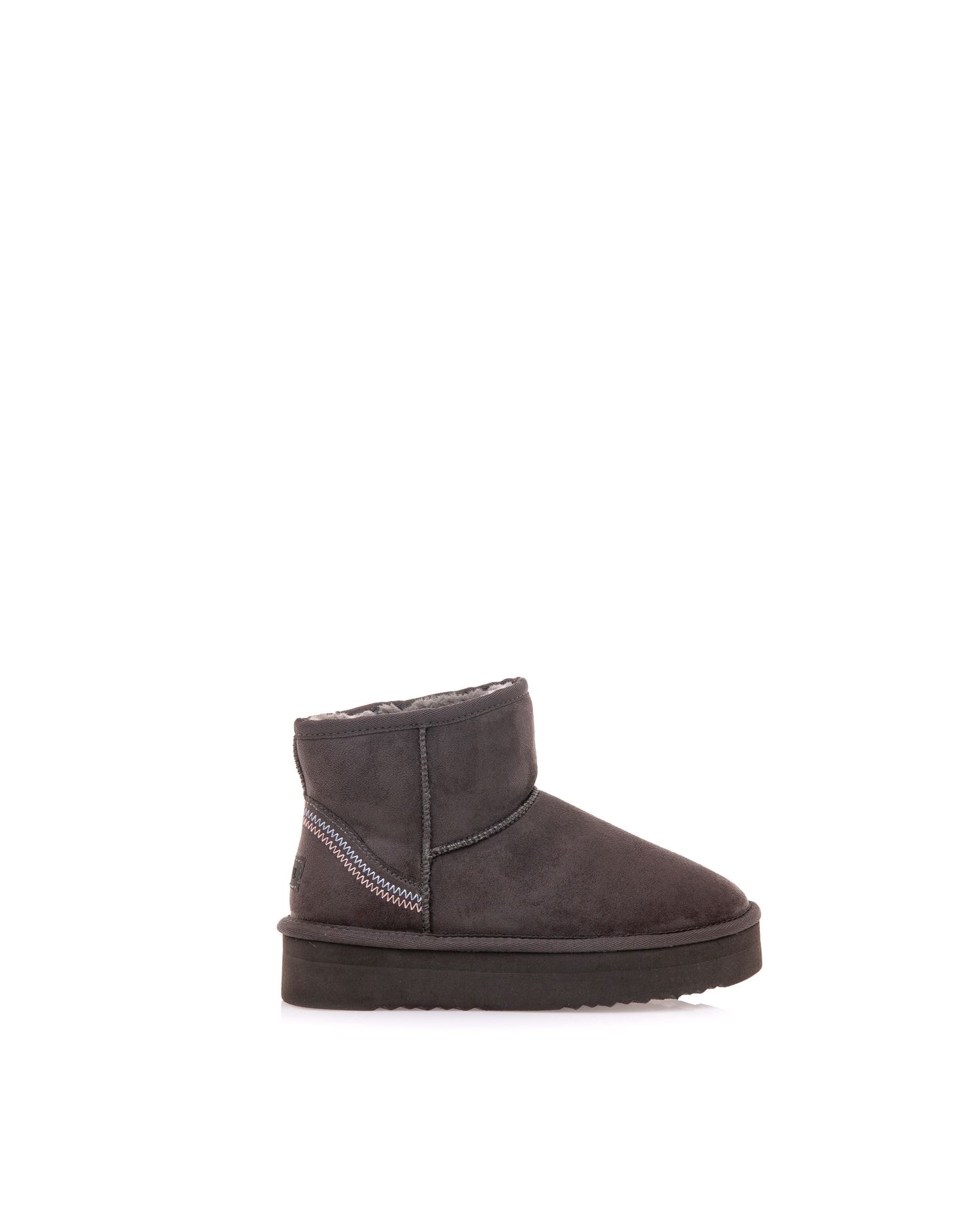Botas com Forro de Pelo e Detalhe de Laço MTNG Carbono-1