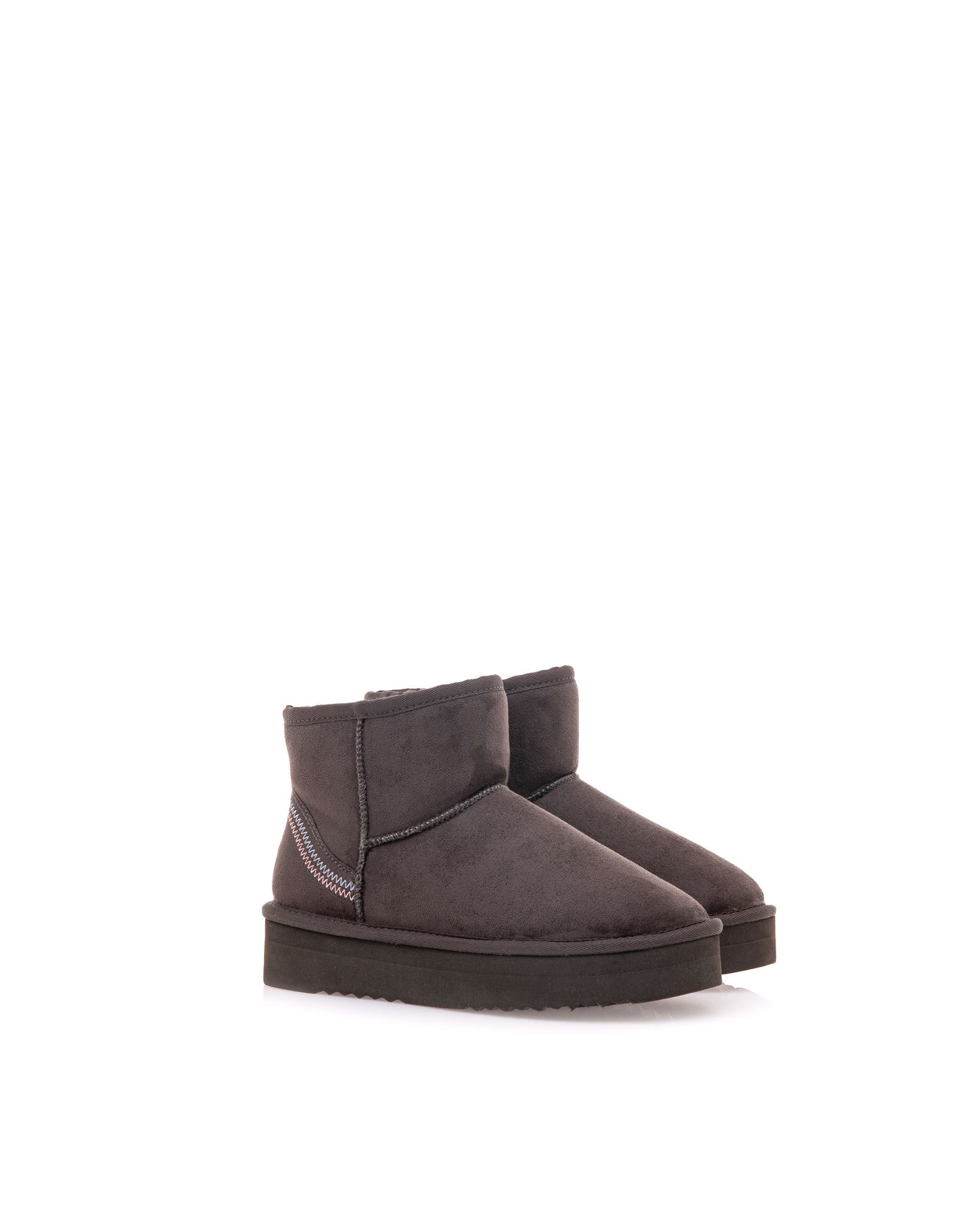 Botas com Forro de Pelo e Detalhe de Laço MTNG Carbono-5